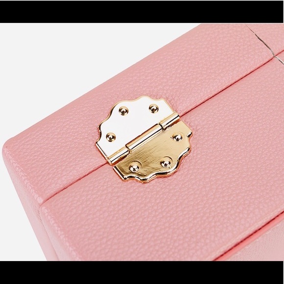 CJ, school box styled Shoulder Bag, Pink - Picture 7 of 8